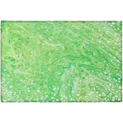 Deals Rugs N Floor Store 14 Copeland Lime 1 ft. 8 in. x 2 ft. 6 in. Abstract Accent Rug by Addison Rugs